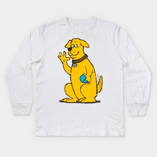 Golden Retriever Kids Long Sleeve T-Shirt